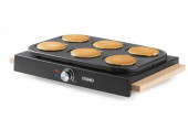 DOMO Plaques a pancakes revetement anti-adhésif,1000W DO8717P