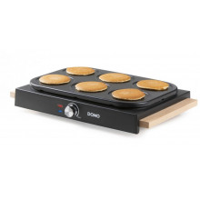 DOMO Plaques a pancakes revetement anti-adhésif,1000W DO8717P