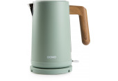 DOMO WOOD YOU Bouilloire électrique (1,7l/2200W), inox, vert DO9282WK