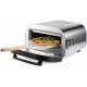 DOMO Genius Four a pizza, inox, avec pierre de cuisson DO9289PZ