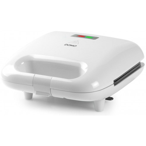 DOMO Sandwichmaker 3 en 1 avec plaques amovibles, Blanc DO1090C