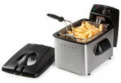 DOMO Friteuse en inox 3l, 2000W DO464FR