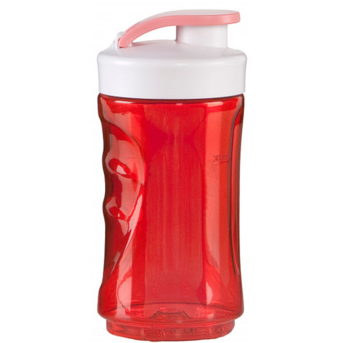 DOMO Bouteille pour Mixeur Smoothie, 300ml, rouge DO434BL-BK