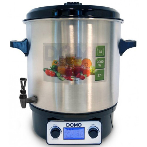 DOMO Stérilisateur en inox de conserves avec LCD, 27l DO42325PC