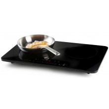 DOMO Table de cuisson a induction posable 2 feux, 3500W DO333IP