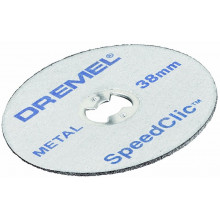 Dremel EZ SpeedClic Pack de 12 disques a tronçonner pour la découpe des métaux. (SC456B)