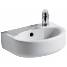 IDEAL Standard Connect Arc lavabo avec trou de robinet a droite, 35 × 26 cm E791301