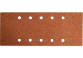 EXTOL PREMIUM Papier abrasif, 115 × 280 mm, P100, 10 trous, 10 pcs 244100