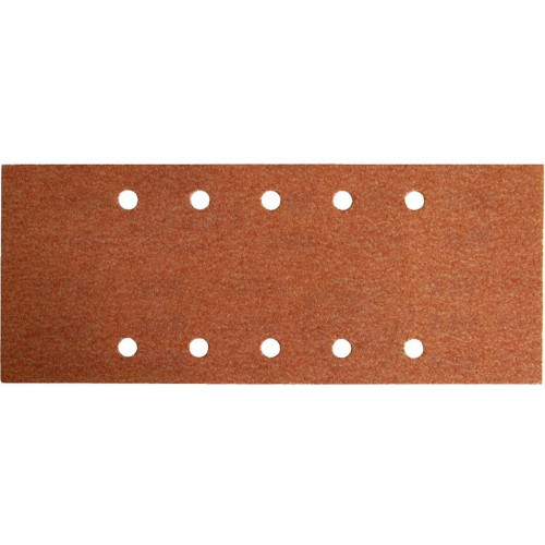 EXTOL PREMIUM Papier abrasif, 115 × 280 mm, P100, 10 trous, 10 pcs 244100