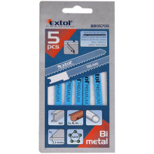 EXTOL PREMIUM lame de scie sauteuse, Universal, 106 × 1,8 mm, 5 pcs 8805705