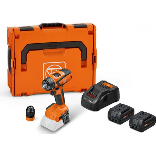 FEIN ASCM 18 QSW AS Set Perceuse-visseuse sans fil (40Nm/18V/2x5,0Ah)L-Boxx 71161462000