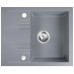 FERRO MEZZO II Évier en granit 580x480mm, gris DRGM48/58GA