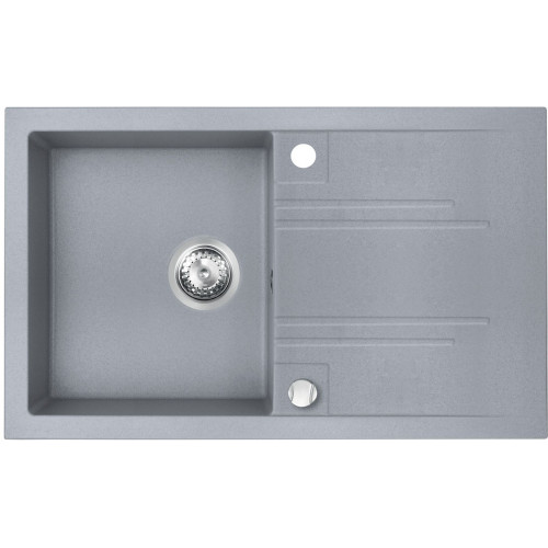 FERRO MEZZO II Évier en granit 780x480 mm, gris DRGM48/78GA