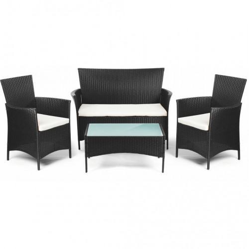 FIELDMANN FDZN 6050-PR Eva Ensemble de meubles de jardin en résine tressée 50003156