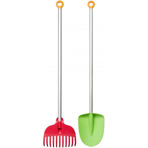 Fiskars MyFirst Set de beche et de balai pour enfants 1063038