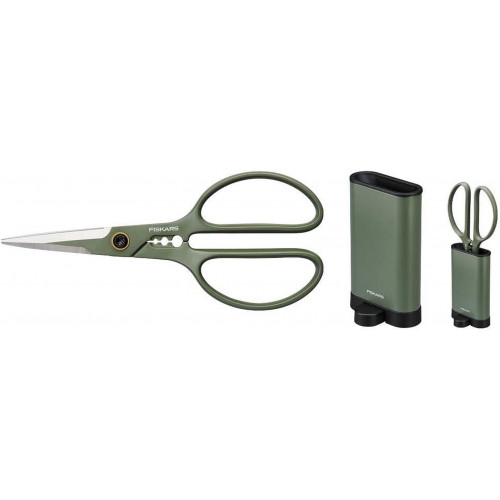 Fiskars Plant Care Ciseaux pour plantes avec support, 19 cm 1075316