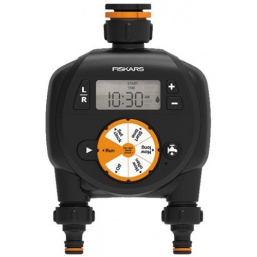 Fiskars Programmateur d'arrosage a 2 sorties 1054792 Fiskars Programmateur d'arrosage a 2 sorties 1054792
