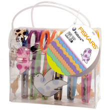 Fiskars Ciseaux cranteurs Kidzors™ - Pochette 6 ciseaux 1003730
