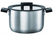 Fiskars Hard Face Steel Une marmite avec un couvercle, 5l 1052241