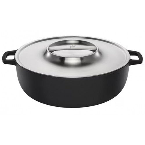 Fiskars Norden Grill Chef Cocotte en fonte 30cm, avec couvercle inox 1066430 Fiskars Norden Grill Chef Cocotte en fonte 30cm, avec couvercle inox 1066430
