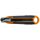 Fiskars Cutter de sécurité, 18mm, 14cm, Noir/Orange 1004683