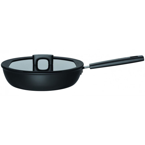 Fiskars Hard Face Sauteuse, 24cm avec couvercle 1052230