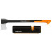 Fiskars Hache a fendre X21 + Xsharp Aiguiseur de haches et de couteaux 1019333