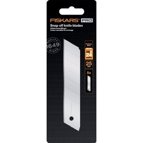 Fiskars CarbonMax Lames cassables de rechange 25mm, pack de 5 1027233