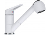 Franke NOVARA PLUS Mitigeur, Douchette double-jet , Levier haut , BLANC ARTIC 115.0470.669