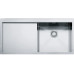 DESTOCKAGE FRANKE Planar PPX 211, évier inox lisse, cuve droite, coin déformé 009793