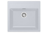 Franke SIRIUS SID 610-56 Évier tectonite, blanc artic 114.0204.650
