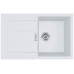 Franke SIRIUS 2 S2D 611-78 Evier tectonite, blanc artic 143.0616.275