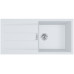 Franke SIRIUS2 S2D 611-100 Evier tectnite, blanc artic 143.0616.250