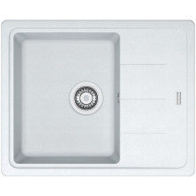 Franke Basis BFG 611-62, 620x500 mm, Éviers, Blanc 114.0328.637