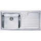 Franke Galassia GAX611, 1000x500 mm, évier inox lisse, cuve gauche 022634