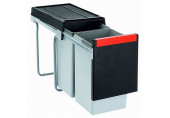 Franke POUBELLE CUBE 30 2 BACS 10/20L MANU Systemes de tri des déchets 134.0039.554