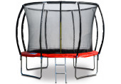 G21 SpaceJump Trampoline, 305 cm, rouge, avec filet de protection + échelle gratuite 69042