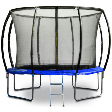 G21 SpaceJump Trampoline, 305 cm, bleu, avec filet de protection + échelle gratuite 690426