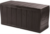 KETER SHERWOOD 270L Coffre de rangement 117 x 45 x 57,5 cm, marron 17198596