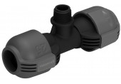 Gardena Sprinkler-System Déviation en T 25 mm x 1/2" mâle 2786-20