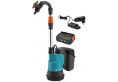 GARDENA 2000/2 Pompe pour collecteur d'eau de pluie (2 bar/2 000 l/h) (1x2 Ah/18V) P4A