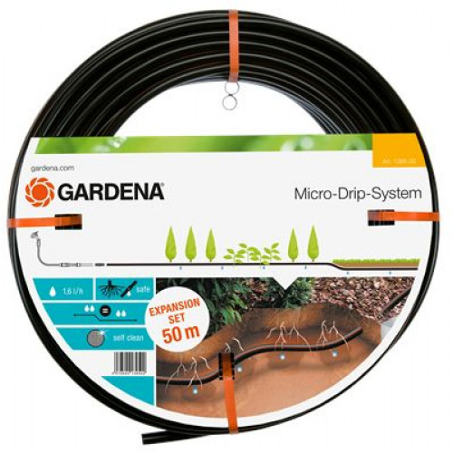 GARDENA Tuyau a goutteur incorporés enterré 13,7 mm, 50 m, 1395-20