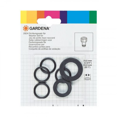 GARDENA Jeu de joints grand débit, ø G3/4"+G1" 2824-20