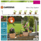 GARDENA Micro-Drip-System Kit d'arrosage goutte-a-goutte pour plantes en pots S 13000-32