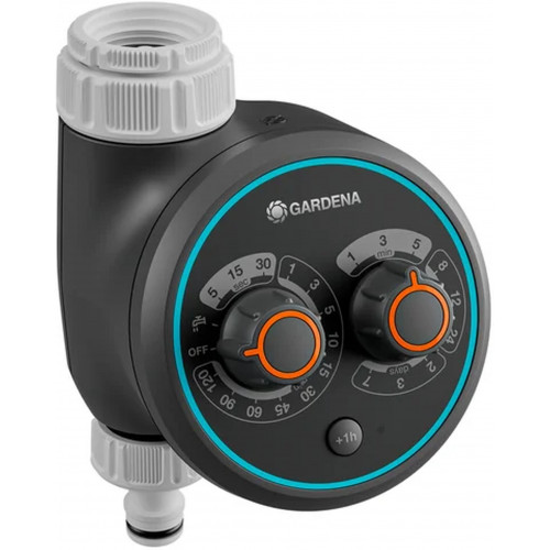 GARDENA Contrôle de l'eau Easy Plus, minuterie d'irrigation 01897-20