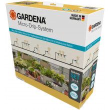 GARDENA MDS Kit d'initiation pour balcon - jusqu'a 15 pots. 13401-20