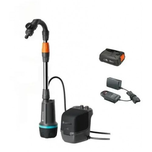 Gardena ComfAuto 2600 18V P4A Pompe récupérateur eau de pluie, (1x2,5Ah) 14604-20