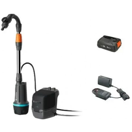 Gardena 2400 ComfAuto 18V P4A Pompe récupérateur eau de pluie (1x 2,5Ah) 14605-20