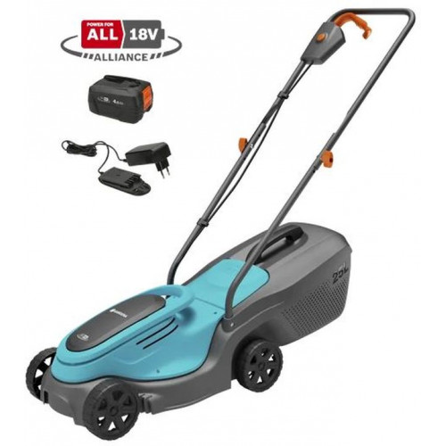 Gardena PowerMax Tondeuse 30/18V P4A- Kit pret a l'emploi, (18V/4,0 Ah) 14630-20