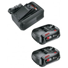 Gardena AL 18V-44 P4A Kit chargeur rapide + 2× batteries 2,5 Ah 14914-20